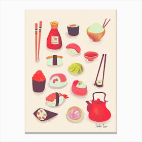 Sushi Love 1 Canvas Print