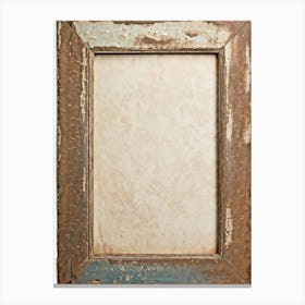 Vintage Textured Cardboard Frame Weathered Edges Elevated Corners Suggest Age And History Nestled (1) Canvas Print