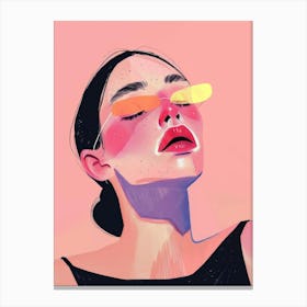 Illustration, Art, Girl, Painting Canvas Print