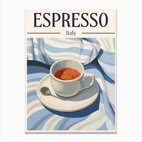 Espresso Coffee Italy Canvas Print