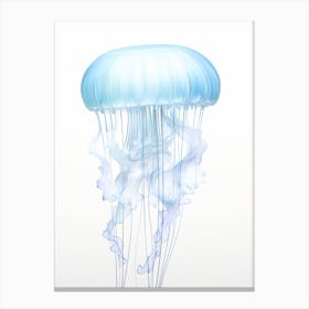 Turritopsis Dohrnii Importal Jellyfish Watercolour 3 Canvas Print