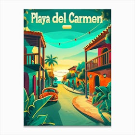 Playa Del Carmen Mexico Canvas Print