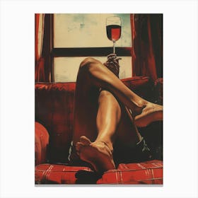 Glass Of Wine 5 Canvas Print