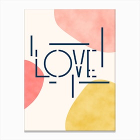 Pieces Of Love Canvas Print