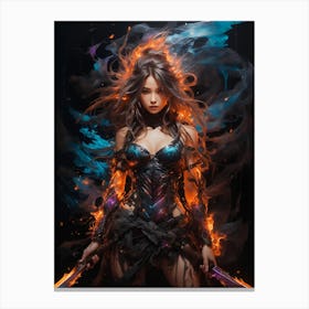 Default Masterpiece Bioluminescent Abyssal Ninja Girl Shrouded 0 09e4477c 3810 4239 88c1 Accc9fa725e0 1 Canvas Print