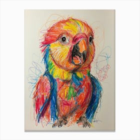 Colorful Parrot Canvas Print