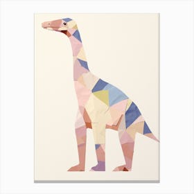 Nursery Dinosaur Art Lesothosaurus 2 Canvas Print