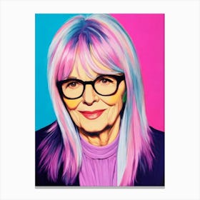 Diane Keaton Pop Movies Art Movies Canvas Print