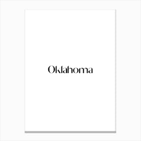 Oklahoma Logo Canvas Print