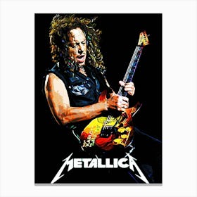 Kirk Hammett Metallica band music 5 Canvas Print