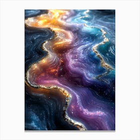 Stunning Whimsical Marble 19 Canvas Print