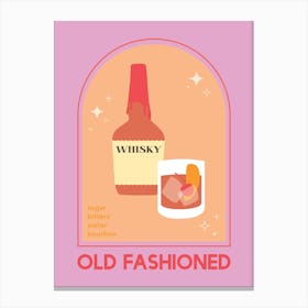 Old Fashioned Cocktail Canvas Print