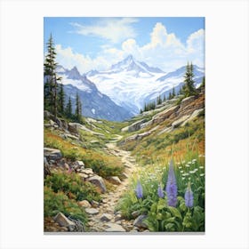 Trail To The Mountains Canvas Print