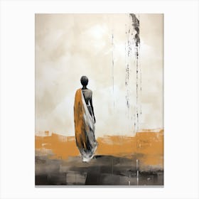 African Woman, Boho Art Style Canvas Print