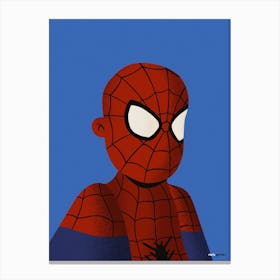 Spider Man Portrait Canvas Print
