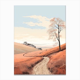 The Shropshire Way England 4 Hiking Trail Landscape Canvas Print