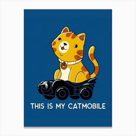 Catmobile Canvas Print
