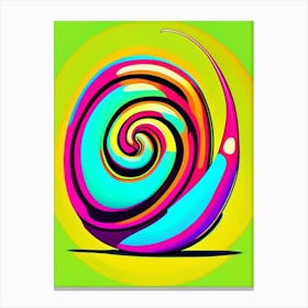 Assassin Snail  Pop Art Canvas Print