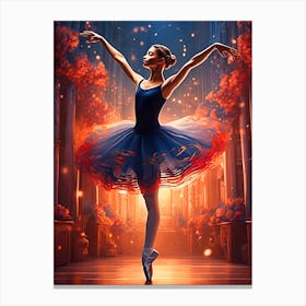 Ballet Dancer Canvas Print