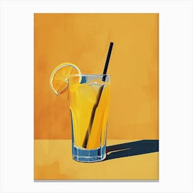 Orange Juice Coctail Canvas Print