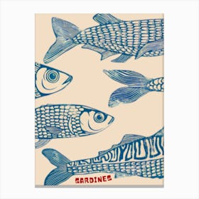 Sardines Canvas Print