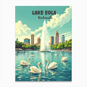 Lake Eola Orlando Canvas Print