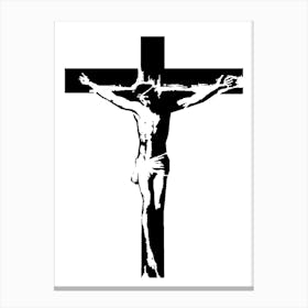 Jesus On The Cross Canvas Print