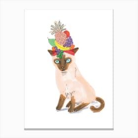 Siamese Cat Canvas Print