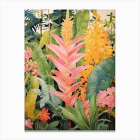 Tropical Plant Painting Zz Plant 8 Canvas Print