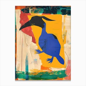 Platypus Duck 3 Cut Out Collage Canvas Print