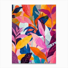 Colorful Leaves 6 Canvas Print