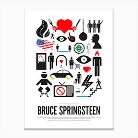 Bruce Springsteen Canvas Print