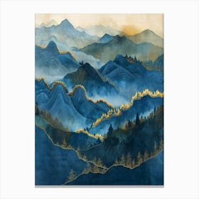 Chinese Mountains 69 Canvas Print