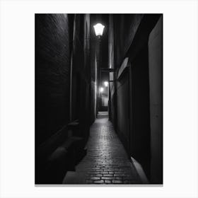 Alleyway At Night Canvas Print