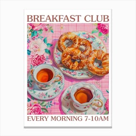 Breakfast Club Pretzels 1 Canvas Print