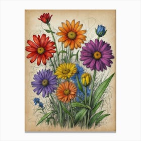 Daisies 4 Canvas Print