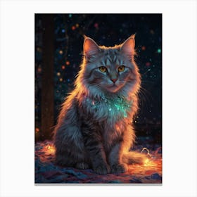 Christmas Cat 1 Canvas Print