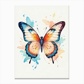 Watercolor Butterfly Canvas Print