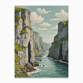 Cliffs Of Ireland Canvas Print