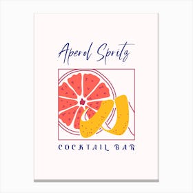 Aperol Spritz Orange - Aperol, Spritz, Aperol spritz, Cocktail, Orange, Drink 3 Canvas Print