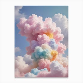 Pastel Clouds Canvas Print