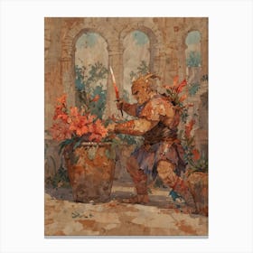 Sacrificial Flowers Canvas Print