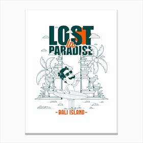 Lost In Paradise Canvas Print