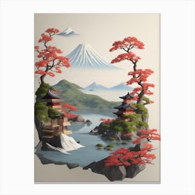 Beautiful Japanese Landscape Canvas Print