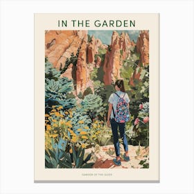 In The Garden Poster Garden Of The Gods Usa 1 Canvas Print