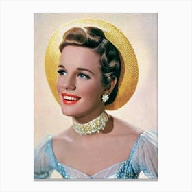 Julie Andrews Retro Collage Movies Canvas Print