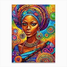 African Woman 141 Canvas Print