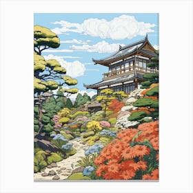 Adachi Museum Of Art Japan  Illustration 2  Canvas Print
