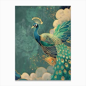 Peacock 1 Canvas Print