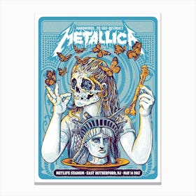 Metallica band poster Canvas Print